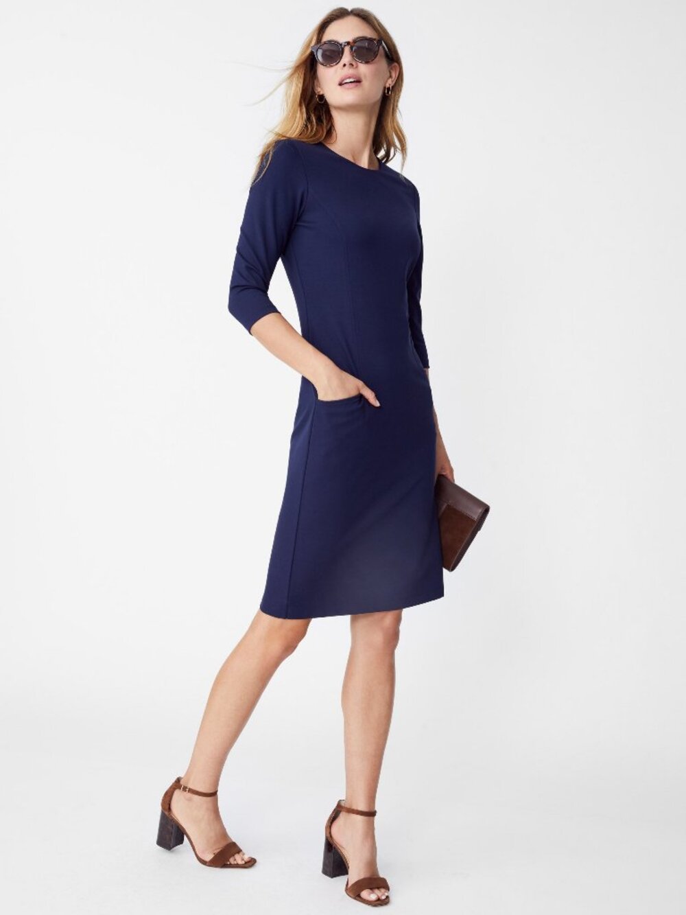 J McLaughlin Catalyst Dress - Winter Navy NEW